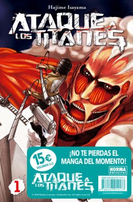 Pack iniciación ATAQUE A LOS TITANES vols. 1 y 2